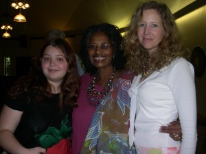 My daughter and I with Marjorie Bowens-Wheatley, my greatest spiritual guide, dead at 59.