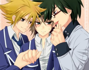 gloria anime threesome