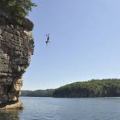cliff jumping